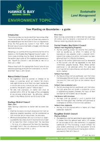 Tree Planting on Boundaries - a Guide