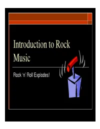 Introduction to Rock Music