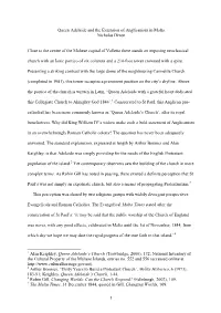 1 Queen Adelaide and the Extension of Anglicanism in Malta Nicholas