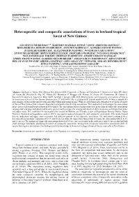Heterospecific and Conspecific Associations of Trees in Lowland Tropical Forest of New Guinea