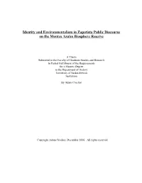 Identity and Environmentalism in Zapatista Public Discourse on the Montes Azules Biosphere Reserve