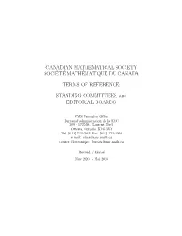 Terms of Reference
