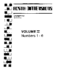 FORTH Ulrneflslolls