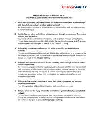 Frequently Asked Questions About Oneworld, Codeshare and Other Partner Airlines