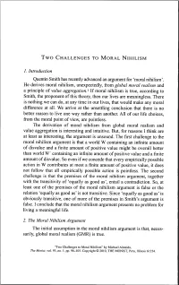 'Moral Nihilism'