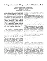 A Comparative Analysis of Large-Scale Network Visualization Tools