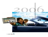 Annual Report Table Ofcontents