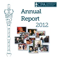 CPA Annual Report 2012