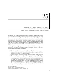 Homology Modeling