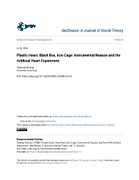 Instrumental Reason and the Artificial Heart Experiment