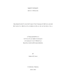 Who Maketh the Clouds His Chariot: the Comparative Method and The