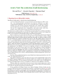 Avoid a Void: the Eradication of Null Dereferencing