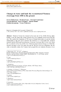 Changes in Water and Land: the Reconstructed Viennese Riverscape from 1500 to the Present
