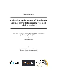 A Visual Analysis Framework for Dinghy Sailing: Towards Leveraging Recorded Training Sessions