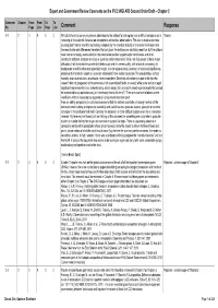 Comment Response