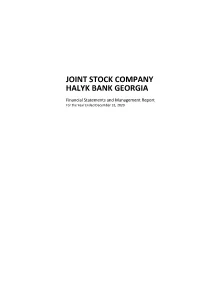 Financial Statements and Management Report for the Year Ended December 31, 2020
