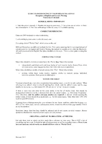 MLA Referencing Guide
