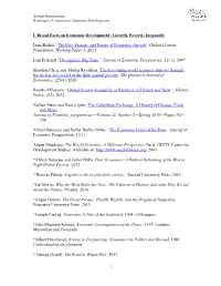 Readings to Understand Economic Development
