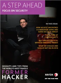 A Step Ahead Focus on Security