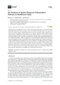 An Analysis of Spatio-Temporal Urbanization Patterns in Northwest China