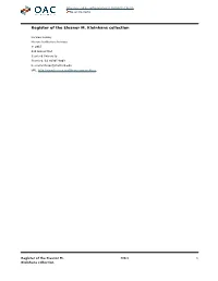 Eleanor M. Kleinhans Collection