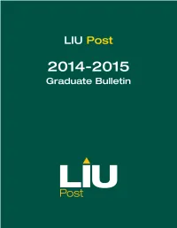 Long Island University C.W. Post Campus Bulletin