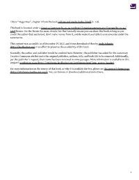 This Is “Magazines”, Chapter 5 from the Book Culture and Media (Index.Html) (V