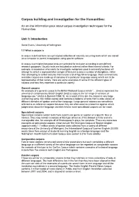 Unit 1: Introduction