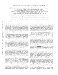 Arxiv:2102.11982V1 [Quant-Ph] 23 Feb 2021 Ural Linewidth to Enable the Initialization of Only One of and Parallel to Each Other Γ23 ≈ Γ22Γ33