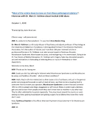 Feldman Transcript Noncompli