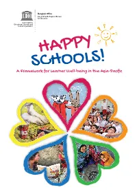 Happy Schools! a Framework for Learner Well-Being in the Asia-Pacific