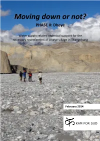 Moving Down Or Not? PHASE II: Dheye