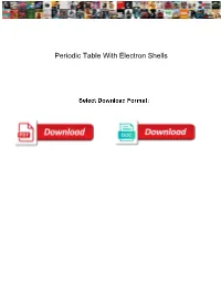 Periodic Table with Electron Shells