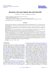 Structure of the Outer Galactic Disc with Gaia DR2 Ž