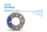 IR Day 2020 Operations in Cebu