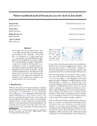 Markov-Modulated Marked Poisson Processes for Check-In Data [Draft]