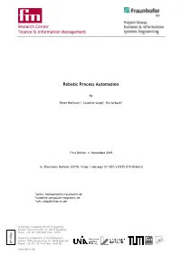 Robotic Process Automation