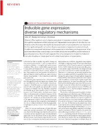 Inducible Gene Expression: Diverse Regulatory Mechanisms