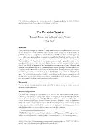 The Darwinian Tension