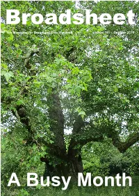 The Newsletter for Broadland Tree Wardens