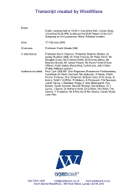 Transcript from Wordwave