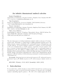 An Infinite Dimensional Umbral Calculus