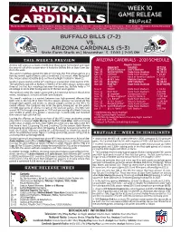 Week 10 Game Release