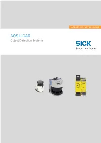 AOS Lidar Object Detection Systems