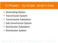 Module 3: Power System Overview
