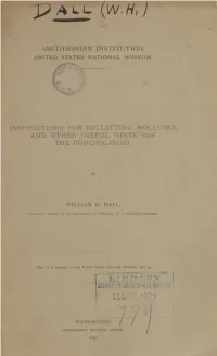 Instructions for Collecting Mollusks, and Other Useful Hints for the Conchologist