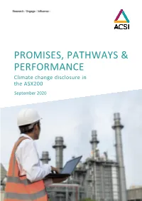 Promises, Pathways & Performance