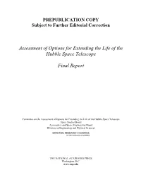 Assessment of Options for Extending the Life of the Hubble Space Telescope