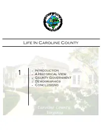 Chapter 1 Life in Caroline County (PDF)