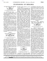Extensions of Remarks E1261 EXTENSIONS of REMARKS